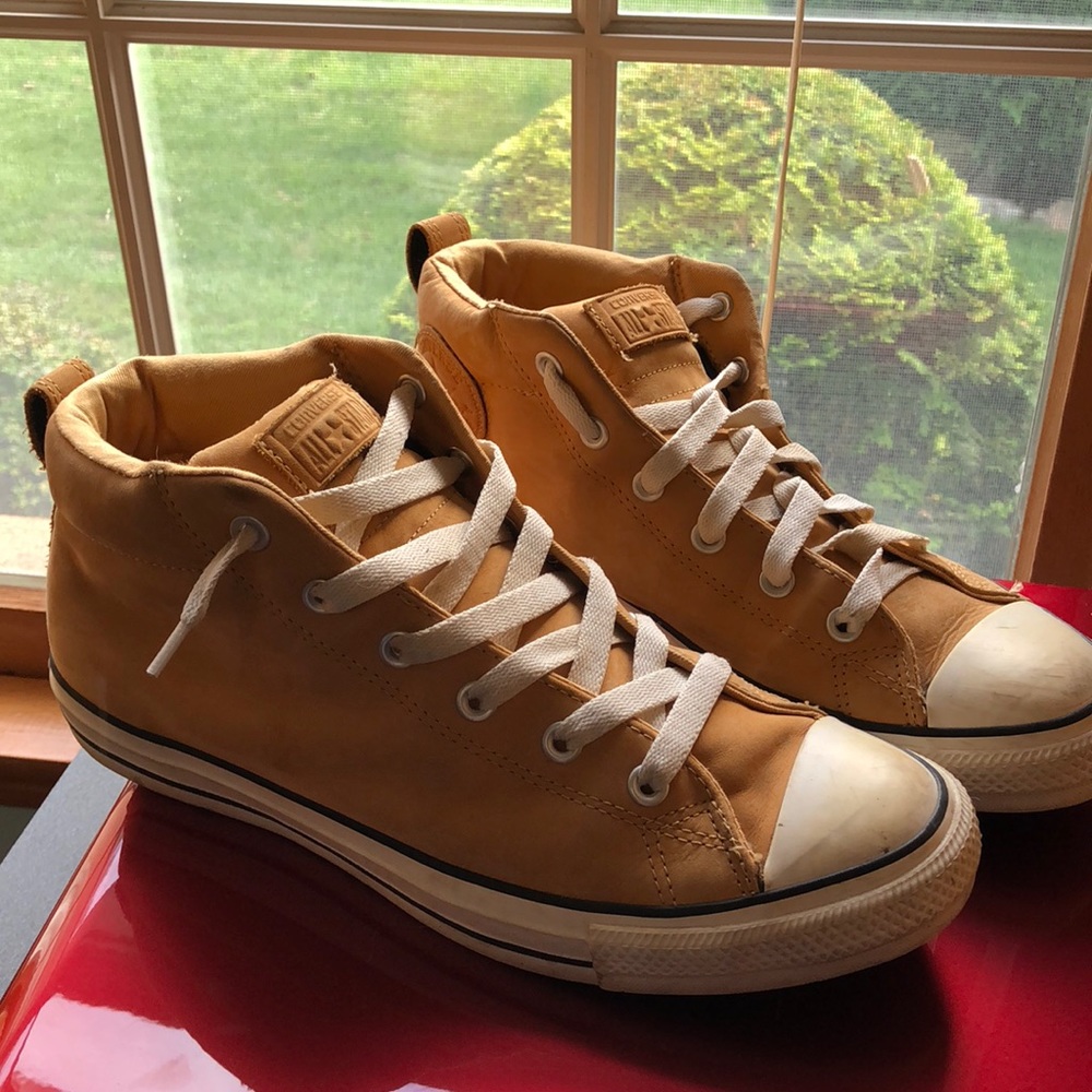 Beige Converse All Star Sneakers